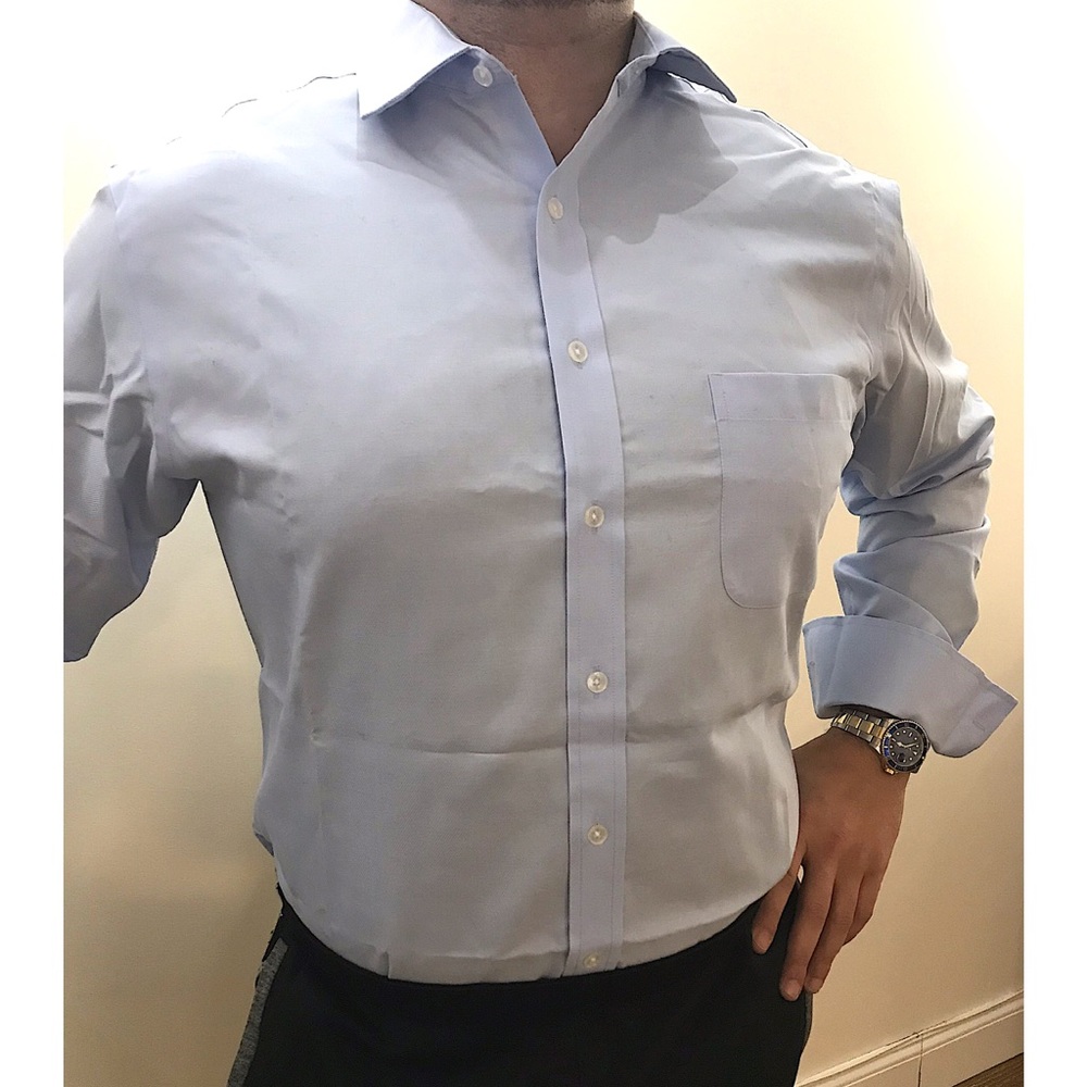 Tasso Elba men’s cufflink dress shirt